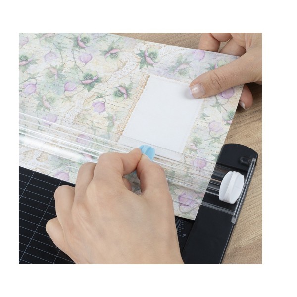 Rollenschneider 2in1, Papier schneiden und falzen mit einem Gerät