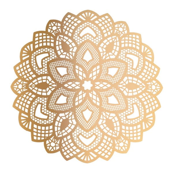 XL-Laser-Ornamente, Zierdeckchen 2, verschiedene Farben, Ø 20cm, 10 Stück
