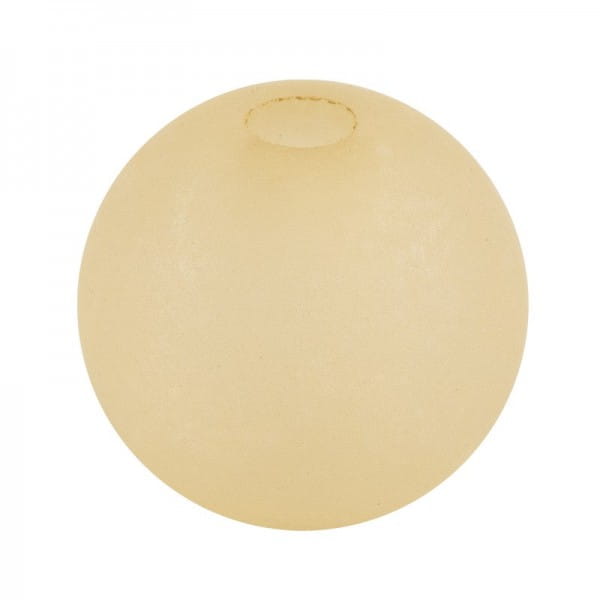 Perlen, gefrostet, Ø 8mm, 100 Stück, creme