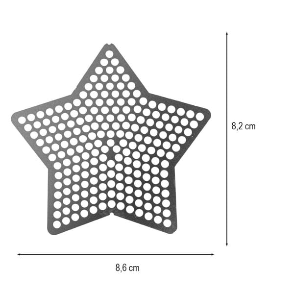 Diamond-Painting-Lineal, Stern 4, Motivgröße: 8,6cm x 8,2cm