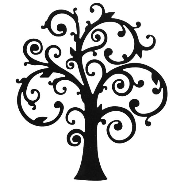 Stanzschablone, Baum, 10cm x 11,7cm