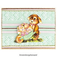3-D Motive, Ostern, Gold-Gravur, 5,5-8cm, 10 Motive