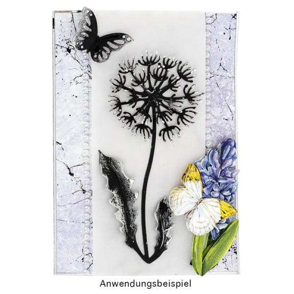 3-D Motive, Frühlingsblumen, 5-9 cm, 10 Stück