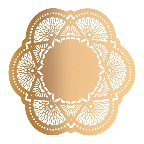 XL-Laser-Ornamente, Zierdeckchen 7, verschiedene Farben, Ø 20cm, 10 Stück