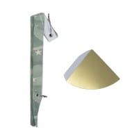 Magnet-Falt-Tanne, Design 3, Ø9,5cm, 17cm hoch, 180g/m², inkl. Tannenspitze