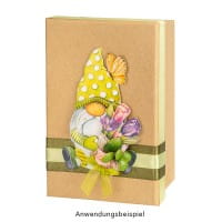 3-D Motive, Wichtel im Frühling, 6,5-10cm, 10 Motive