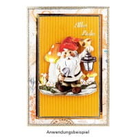 3-D Motive, Gartenzwerge, Gold-Gravur, 8cm, 10 Motive