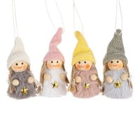 Winter-Püppchen, Madita, 7,7cm hoch, 4 Stück