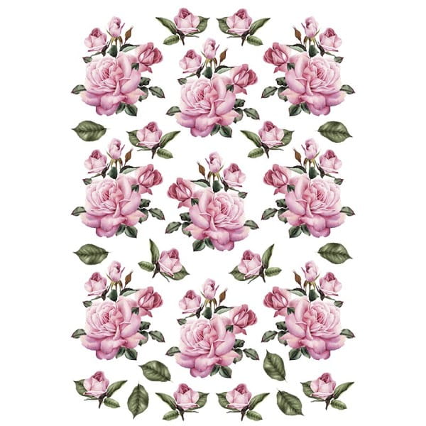 Color Bügeltransfers, DIN A4, Blumen 21