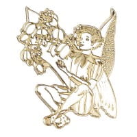 Gravur-Sticker, Zauberhafte Elfen, transparent/gold, 10 Bogen