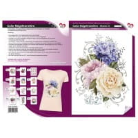 Color Bügeltransfers, DIN A4, Blumen 23
