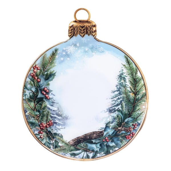 Motiv-Windradfolien, Weihnachtskugeln 1, 19cm x 23cm, 500µ, 2 Designs, 8 Stück