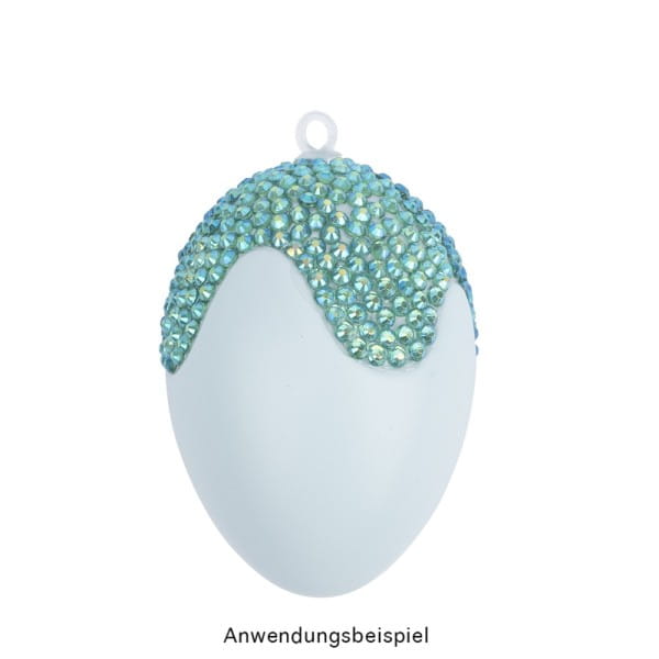 Diamond-Painting-Steine, Strass, irisierend, Sortierung 2, versch. Farben, je 8g, 10 Dosen
