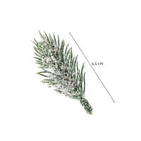 Deko-Tannenzweige, beschneit, 6,5cm lang, grün, 55 Stück