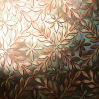 Motiv-Spiegelkarton, Metall-Ornamentik, 4 verschiedene Designs, DIN A4, 20 Bogen