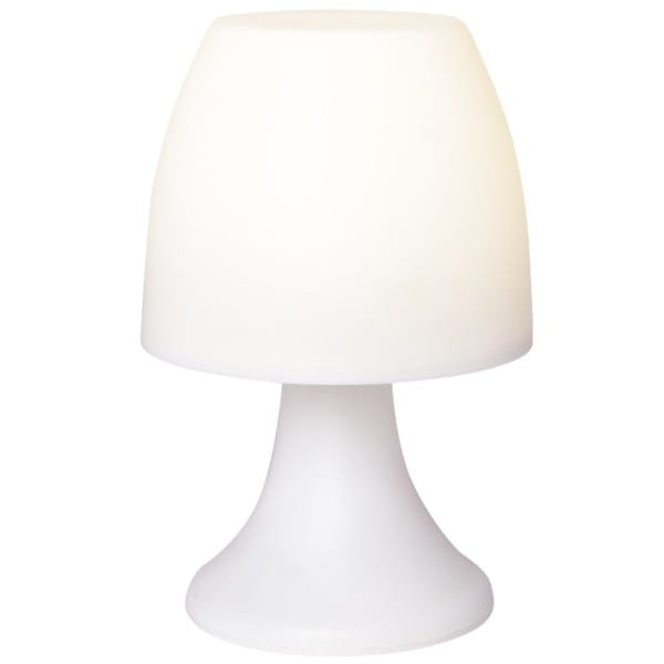 LED-Lampe mit Timerfunktion, weiß, 19 cm hoch | Leucht-Deko | LED & Leucht-Deko | Deko- & Geschenkartikel