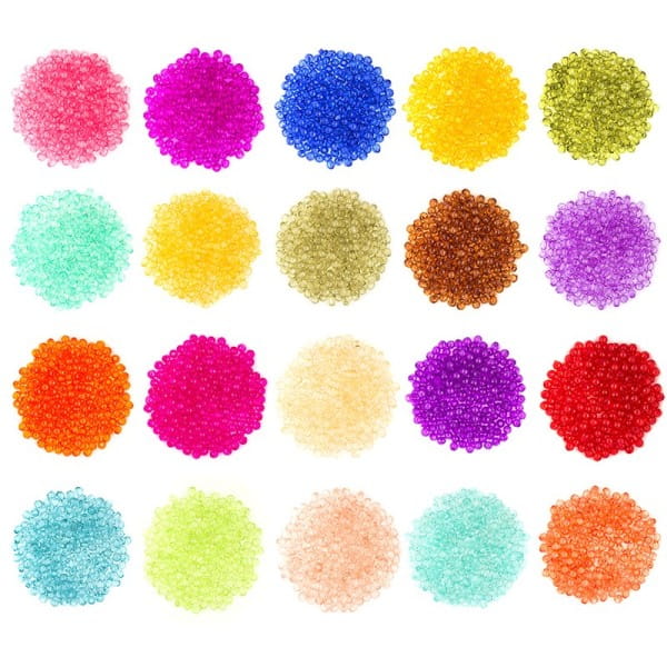 Perlen "Diana", Ø 4 mm, 4000 Stück, 20 verschiedene Farben
