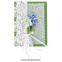 3-D Motive, Frühlingsblumen, 5-9 cm, 10 Stück