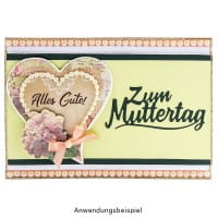 Stanzschablonen, Schriften, Muttertag & Vatertag, 3,8cm bis 8,2cm, 3 Stück