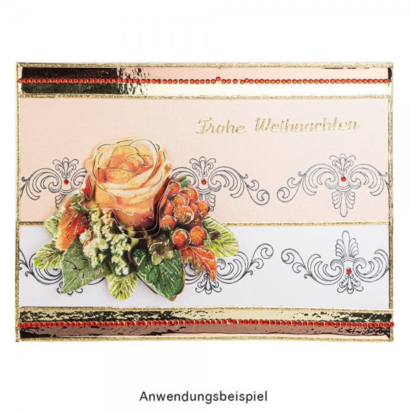 3-D Motive, Weihnachtsmotive, 9cm x 9cm, 10 Motive