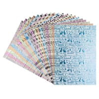 Deko-Karton, Unique, Ostern, DIN A4, 250 g/m², 4 Designs in 5 Farben, 20 Bogen