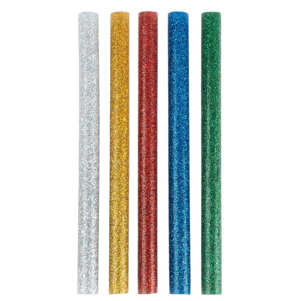 Universal Heißklebepatronen, Glitzer, Ø 0,7cm, 10cm lang, 100 Stück