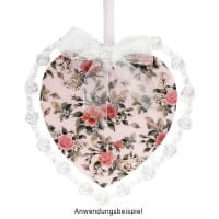 Windradfolien-Scheiben, Herz, 16cm x 16cm, transparent, 500µ, 20 Stück