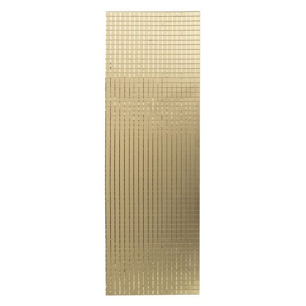 Spiegel-Mosaik-Sticker, 9,7cm x 29,6cm, selbstklebend, gold