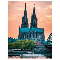 Diamond-Painting-Bild, Kölner Dom, 25cm x 35cm, inkl. Werkzeug