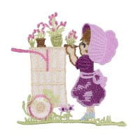 Stick-Designs, Frühlingszeit 1, 9cm bis 13,5cm, 5 Stück