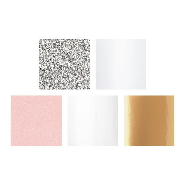 XL-Laser-Ornamente, Zierdeckchen 6, verschiedene Farben, Ø 20cm, 10 Stück