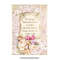 Motiv-Grußkarten, Zauberhafte Blumenwelt 1, 11,5cm x 16,5cm, 5 Designs, inkl. Umschlägen, 10 Stück