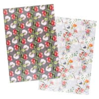 Reispapiere, Blüten 14, DIN A4, 30g/m², 2 verschiedene Designs