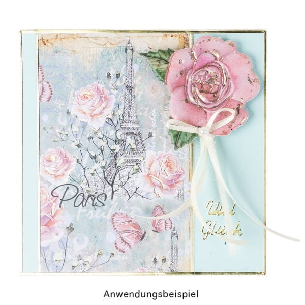 Duo-Design-Papiere, Vintage 2, beidseitig bedruckt, 25cm x 25cm, 250g/m², 20 Blatt