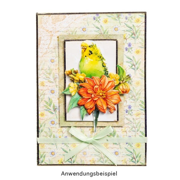 Motiv-Grußkarten, Blütentraum 3, 11,5cm x 16,5cm, 5 Designs, inkl. Umschläge, 10 Stück