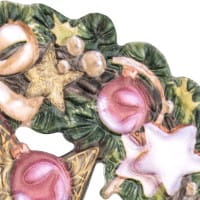 3-D Relief-Sticker, Weihnachtliche Kränze 1, versch. Größen, selbstklebend