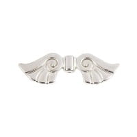Engelsflügel, Design 2, 1,9cm, silber, 30 Stück