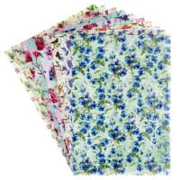 Motiv-Transparentpapiere Deluxe, Frühjahrsblumen, DIN A4, versch. Designs, geprägt, 10 Bogen