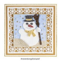 Klappkarten-Set, weiß, 14,5cm x 14,5cm, 240g/m², inkl. Umschläge, 50 Stück