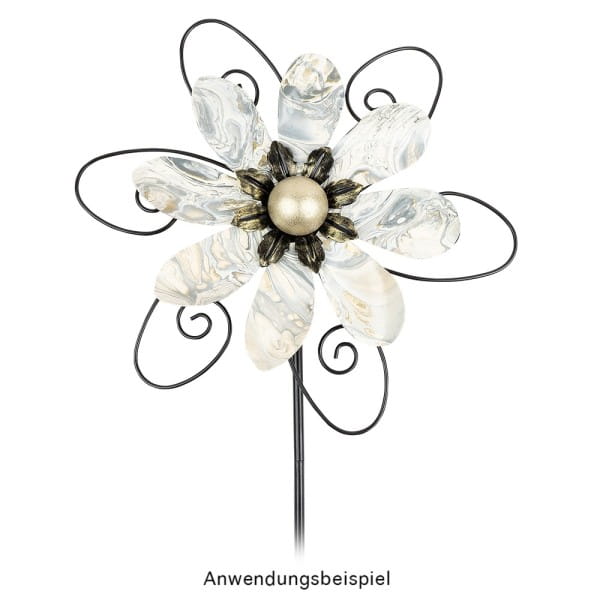 Windrad Design 3, Ø 29,5cm, Höhe 107cm, schwarz