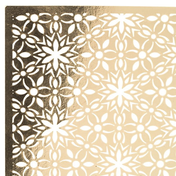 Laser-Kartenaufleger, Zierdeckchen Ornamente, 14,8cm x 10,5cm, 4 Farbtöne, 20 Stück