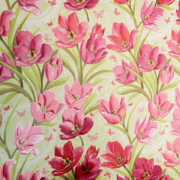 Motiv-Transparentpapiere Deluxe, Frühlingsblumen, DIN A4, versch. Designs, geprägt, 10 Bogen