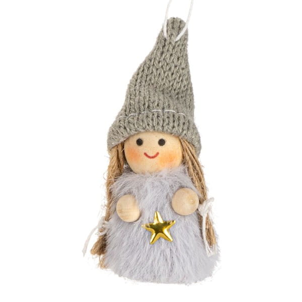 Winter-Püppchen, Madita, 7,7cm hoch, 4 Stück