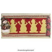 Jumbo-Stanzer, Schneemann, 6 x 4cm