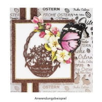 Deko-Karton, Unique, Ostern, DIN A4, 250 g/m², 4 Designs in 5 Farben, 20 Bogen