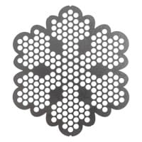 Diamond-Painting-Lineal, Eiskristall 1, Motivgröße: 7,3cm x 8,2cm