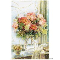 3-D Motive, Blumengemälde, Gold-Gravur, 8x12,5cm, 10 Motive