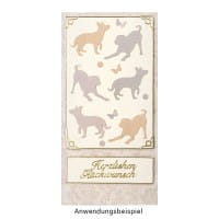 Jumbo-Stanzer, Hunde, 6,8cm x 6,7cm