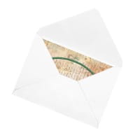 3-Fach Motiv-Grußkarten, Oval, Winter 2, 11,5cm x 16,5cm, inkl. Umschläge, 10 Stück