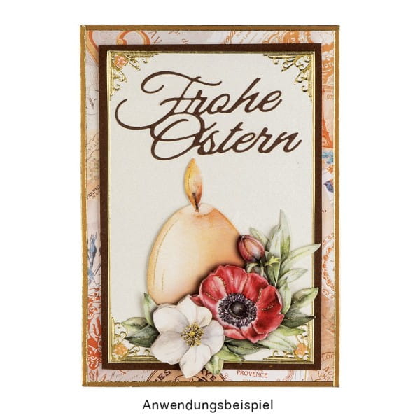Stanzschablonen, Wünsche & Gratulationen 7, 4cm bis 8,2cm, 3 Stück